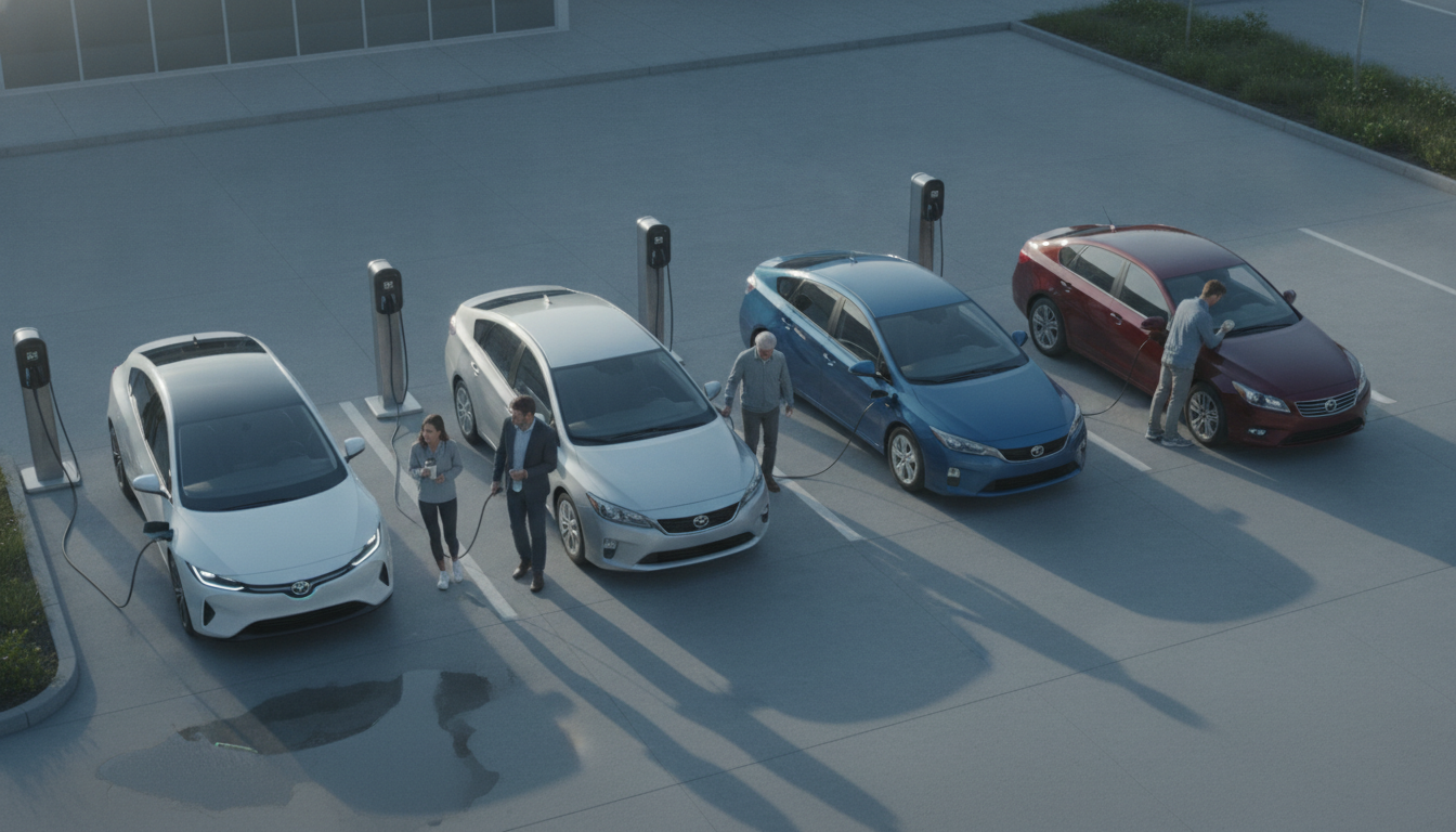 PHVとHV・EV・ガソリン車の違い